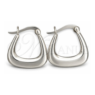 Sterling Silver Small Hoop, Polished, Silver Finish, 02.399.0028.10