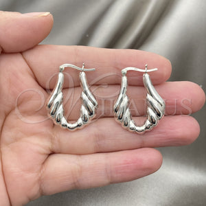 Sterling Silver Small Hoop, Polished, Silver Finish, 02.399.0031.25