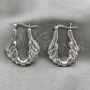 Sterling Silver Small Hoop, Polished, Silver Finish, 02.399.0031.25