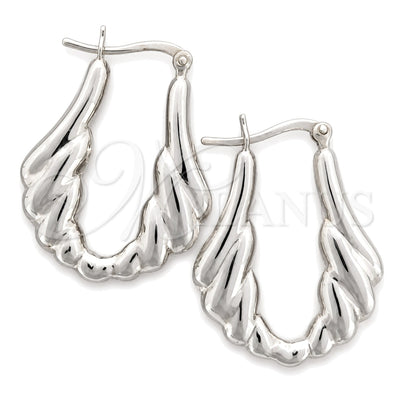 Sterling Silver Small Hoop, Polished, Silver Finish, 02.399.0031.25 for wholesale, main product view