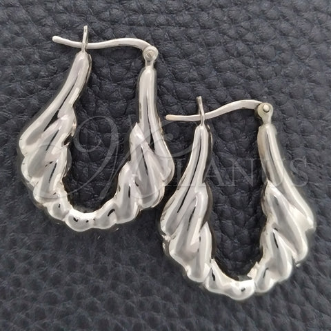 Sterling Silver Small Hoop, Polished, Silver Finish, 02.399.0031.25