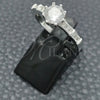 Sterling Silver Wedding Ring, with White Cubic Zirconia, Polished, Silver Finish, 01.398.0012.06 (Size 6)