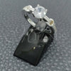 Sterling Silver Wedding Ring, with White Cubic Zirconia, Polished, Silver Finish, 01.398.0015.06 (Size 6)