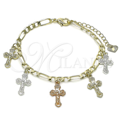 Gold Filled Gold-Filled Crucifix Bracelet 03.351.0150.07 for wholesale, main product view
