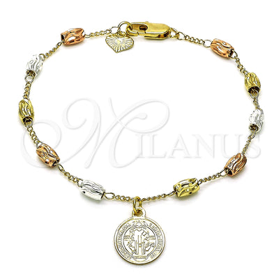 Pulsera de Oro Laminado 03.351.0158.08 por Mayoreo, vista principal del producto