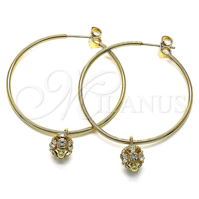 Gold-Filled Hoop Earrings 02.63.2736.2.40 — main product image — SKU 147950 | Argollas de Oro Laminado 02.63.2736.2.40 — imagen principal del producto — SKU 147950