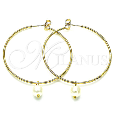 Argollas de Oro Laminado 02.63.2744.1.50 por Mayoreo, vista principal del producto