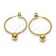 Oro Laminado Medium Hoop, Gold Filled Style Polished, Golden Finish, 02.63.2744.2.30