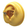 Oro Laminado Earcuff, Gold Filled Style with White Micro Pave, Polished, Golden Finish, 02.210.0680