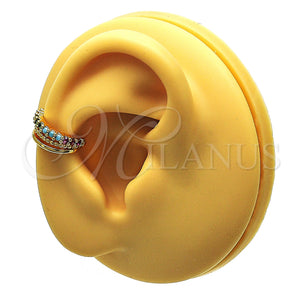 Gold Filled Ring — Earcuff with Multicolor Micro Pave Polished 02. — main product view — SKU 148145 | Oro Laminado anillo — Earcuff with Multicolor Micro Pave pulido 02. — SKU 148145