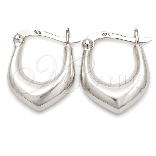 Sterling Silver Small Hoop, Polished, Silver Finish, 02.393.0021.10