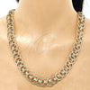 Oro Laminado Fancy Necklace, Gold Filled Style Polished, Golden Finish, 03.331.0184.36 (16 MM Thickness, 36 Inches Length)