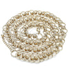 Oro Laminado Fancy Necklace, Gold Filled Style Polished, Golden Finish, 03.331.0184.36 (16 MM Thickness, 36 Inches Length)