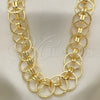 Oro Laminado Fancy Necklace, Gold Filled Style Polished, Golden Finish, 03.331.0184.36 (16 MM Thickness, 36 Inches Length)
