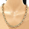Oro Laminado Basic Necklace, Gold Filled Style Polished, Golden Finish, 04.331.0003.36 (11 MM Thickness, 36 Inches Length)