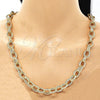 Oro Laminado Basic Necklace, Gold Filled Style Polished, Golden Finish, 04.331.0003.36 (11 MM Thickness, 36 Inches Length)
