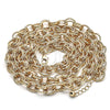 Oro Laminado Basic Necklace, Gold Filled Style Polished, Golden Finish, 04.331.0003.36 (11 MM Thickness, 36 Inches Length)