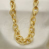 Oro Laminado Basic Necklace, Gold Filled Style Polished, Golden Finish, 04.331.0003.36 (11 MM Thickness, 36 Inches Length)