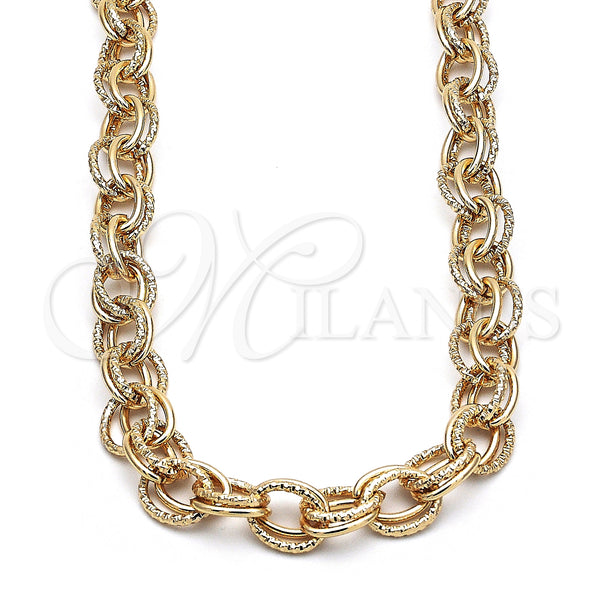 Gold Filled Necklace — Basic Necklace Polished 04. 11 MM Thickness 36 — main product view — SKU 148268 | Oro Laminado collar — básico Necklace pulido 04. 11 MM Thickness 36 — SKU 148268