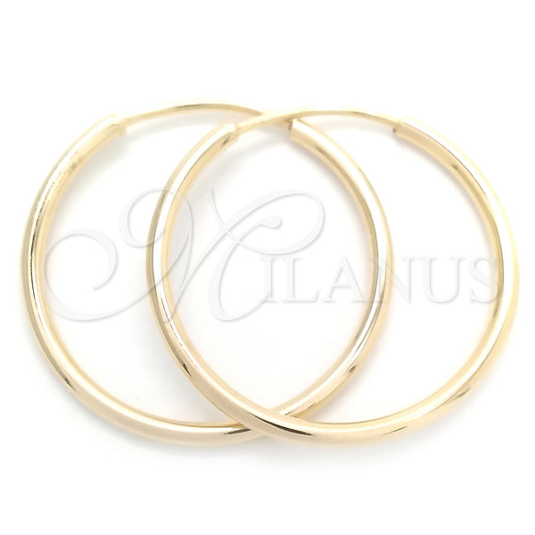 Gold Filled Hoop Earrings — Small Hoop Polished 02.58. — main product view — SKU 148396 | Oro Laminado aretes de aro — Small Hoop pulido 02.58. — SKU 148396