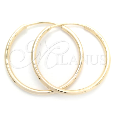 Oro Laminado Small Hoop, Gold Filled Style Polished, Golden Finish, 02.58.0081.20
