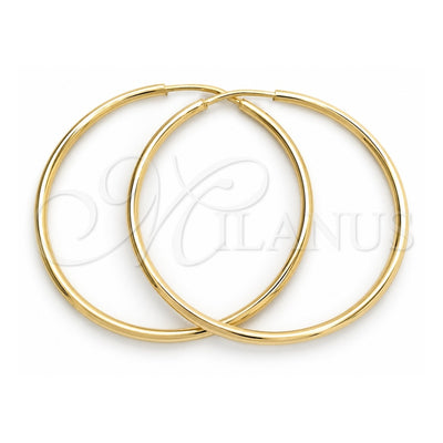 Oro Laminado Small Hoop, Gold Filled Style Polished, Golden Finish, 02.58.0081.30