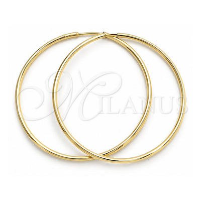 Oro Laminado Small Hoop, Gold Filled Style Polished, Golden Finish, 02.58.0081.40