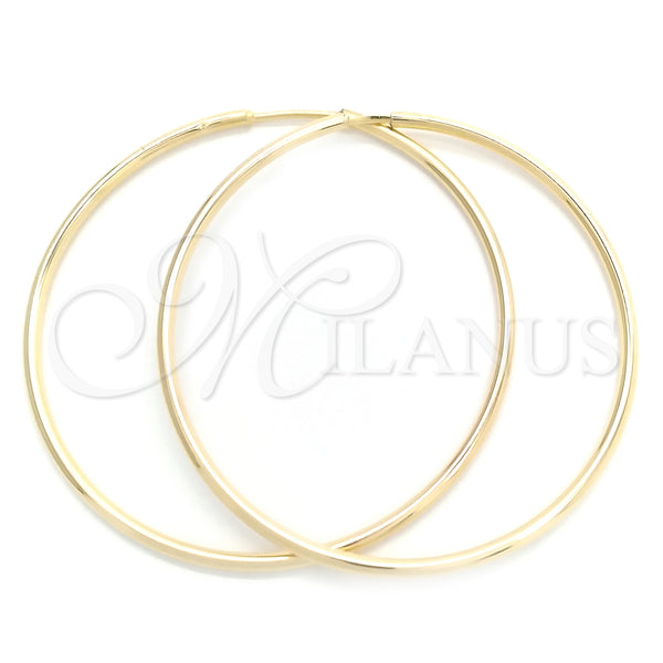 Gold Filled Hoop Earrings — Small Hoop Polished 02.58. — main product view — SKU 148399 | Oro Laminado aretes de aro — Small Hoop pulido 02.58. — SKU 148399