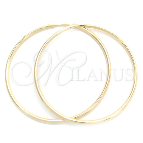 Oro Laminado Small Hoop, Gold Filled Style Polished, Golden Finish, 02.58.0081.40
