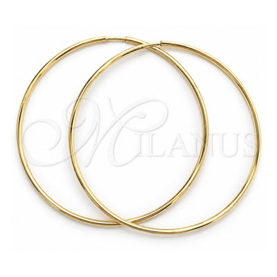 Oro Laminado Small Hoop, Gold Filled Style Polished, Golden Finish, 02.58.0081.50