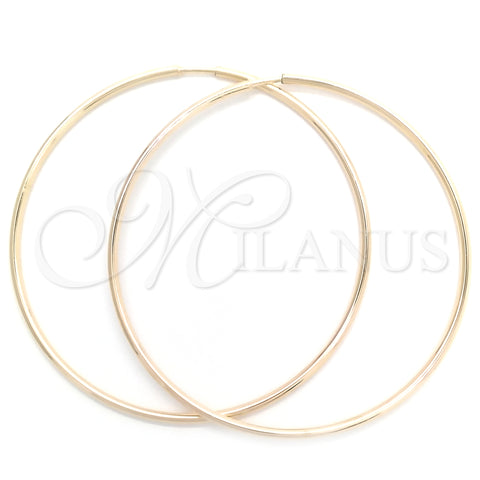 Oro Laminado Small Hoop, Gold Filled Style Polished, Golden Finish, 02.58.0081.50
