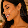 Oro Laminado Stud Earring, Gold Filled Style Turtle Design, Polished, Golden Finish, 02.58.0083