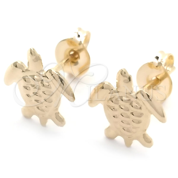 Gold Filled Ring — Stud Earring Turtle Design Polished 02.58. — main product view — SKU 148415 | Oro Laminado anillo — Stud Earring Turtle diseño pulido 02.58. — SKU 148415