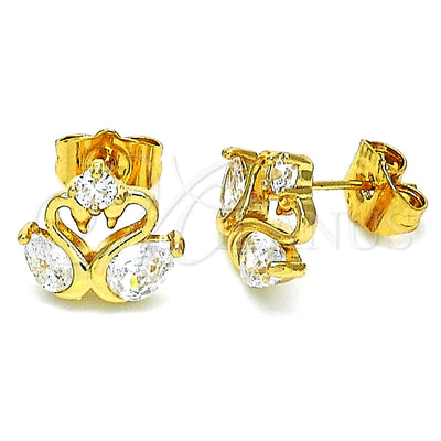 Gold Filled Gold-Filled Swan Earrings 02.387.0083 for wholesale, main product view