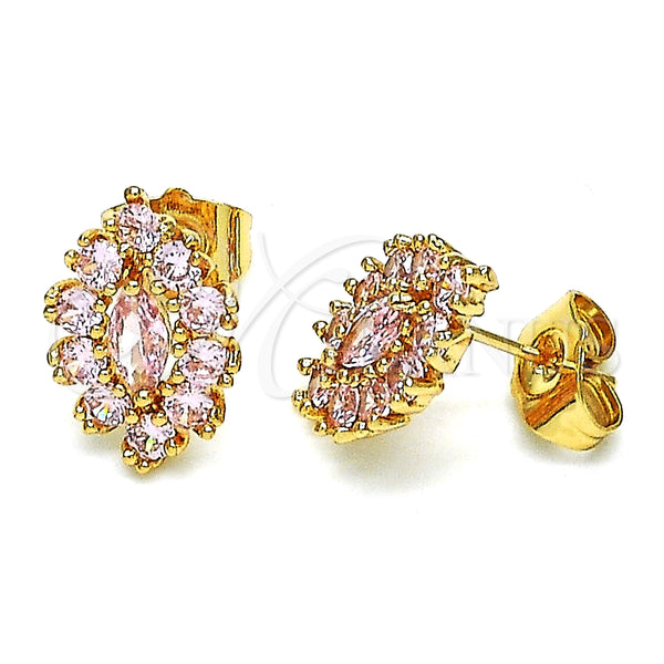 Gold-Filled Evil Eye Earrings 02.387.0095.1 — main product image — SKU 148847 | Aretes de Oro Laminado 02.387.0095.1 — imagen principal del producto — SKU 148847