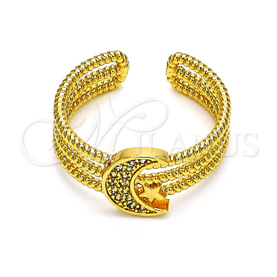 Gold Filled Gold-Filled Moon and Star Ring 01.310.0018 for wholesale, main product view