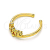 Oro Laminado Elegant Ring, Gold Filled Style Love Design, Polished, Golden Finish, 01.310.0029 (One size fits all)
