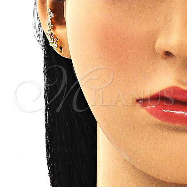 Gold Filled Ring — Earcuff with Multicolor Cubic Zirconia Polished 02. — alternate product view — SKU 148931 | Oro Laminado anillo — Earcuff with Multicolor Cubic Zirconia pulido 02. — SKU 148931