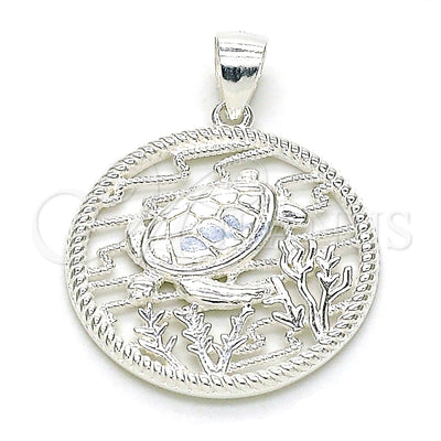 Sterling Silver Turtle Pendant 05.398.0005 for wholesale, main product view