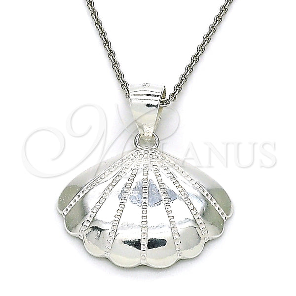 Sterling Silver Pendant — Fancy Pendant Shell Design Polished Raw 05. — alternate product view — SKU 149022 | Plata 925 dije — elegante Pendant Shell diseño pulido Raw 05. — SKU 149022