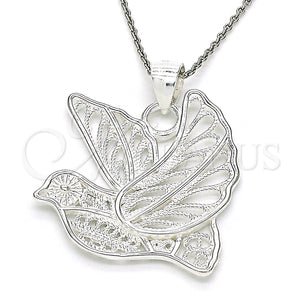 Sterling Silver Pendant — Fancy Pendant Bird Design Polished Raw 05. — main product view — SKU 149023 | Plata 925 dije — elegante Pendant Bird diseño pulido Raw 05. — SKU 149023