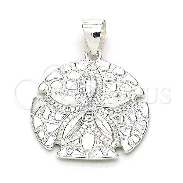 Sterling Silver Pendant — Fancy Pendant Flower Design Polished Raw 05. — main product view — SKU 149024 | Plata 925 dije — elegante Pendant flor diseño pulido Raw 05. — SKU 149024