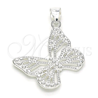 Sterling Silver Butterfly Pendant 05.398.0026 for wholesale, main product view