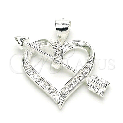Sterling Silver Heart Pendant 05.398.0030 for wholesale, main product view
