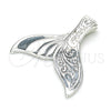 Sterling Silver Fancy Pendant, Polished, Raw, 05.398.0031