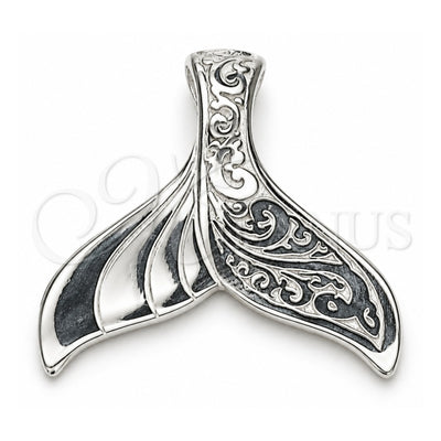Sterling Silver Fancy Pendant, Polished, Raw, 05.398.0031
