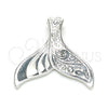 Sterling Silver Fancy Pendant, Polished, Raw, 05.398.0031