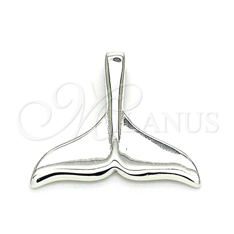 Sterling Silver Fancy Pendant, Polished, Raw, 05.398.0038