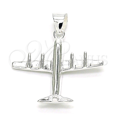 Sterling Silver Airplane Pendant 05.398.0046 for wholesale, main product view