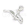 Sterling Silver Fancy Pendant, Polished, Raw, 05.398.0048